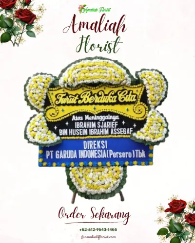 Papan Bunga Duka di Rancajawat